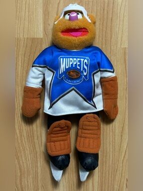 Muppets Plush Hockey Player Toy - Blue & White Jersey